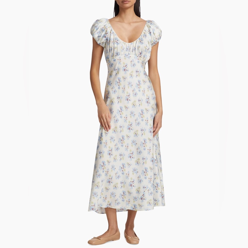 Doen FLORENCIA DRESS -- BLEU FROLICKING FLORAL
BLEU FROLICKING FLORAL / XS